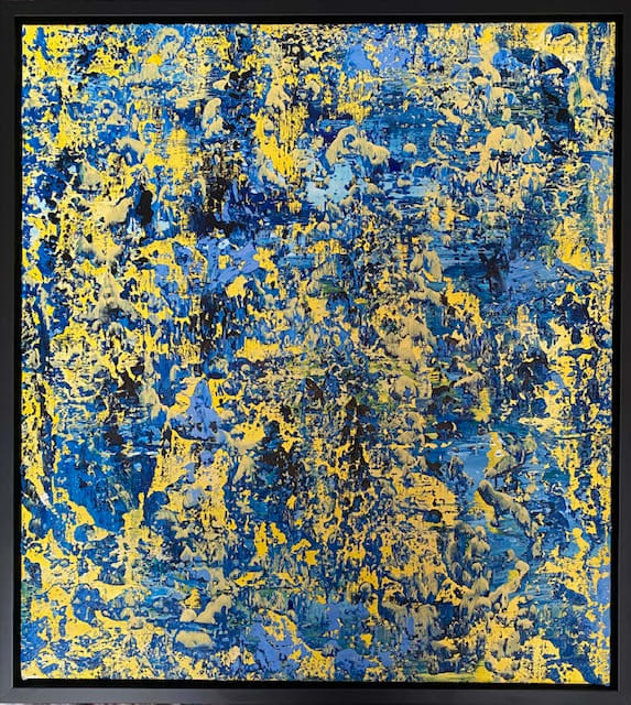 Blue Two AB2211 by Ansley Pye  Image: Diptych piece 1