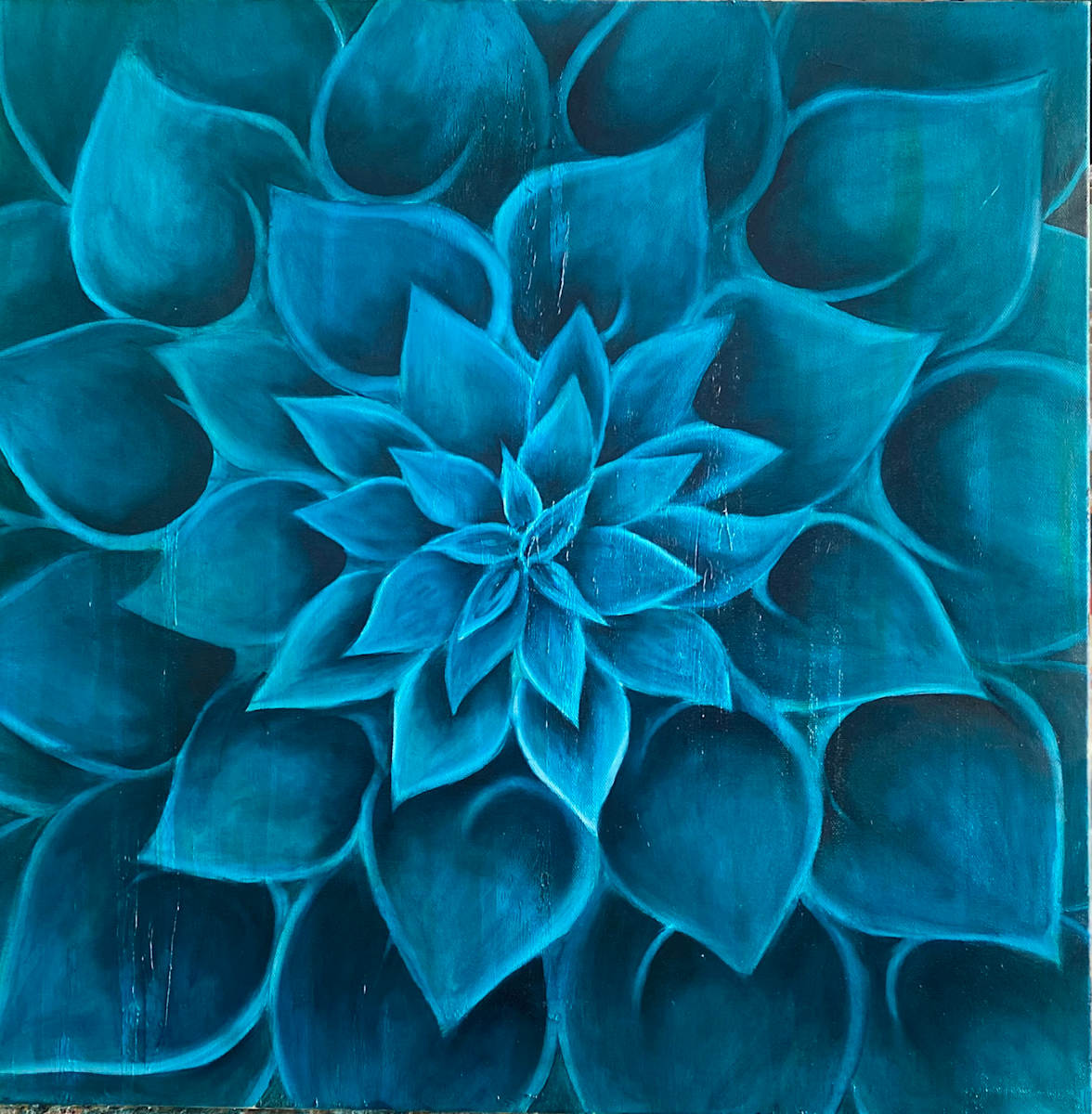 Fleur en Bleu by Ansley Pye 
