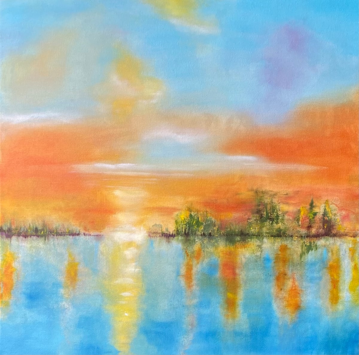 Sunset on the Bay by Ansley Pye 