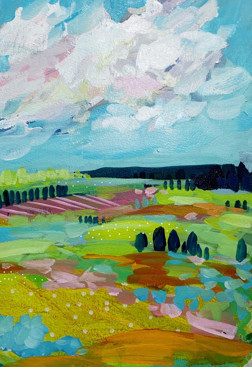 Landscape Study 2 by Clair Bremner 