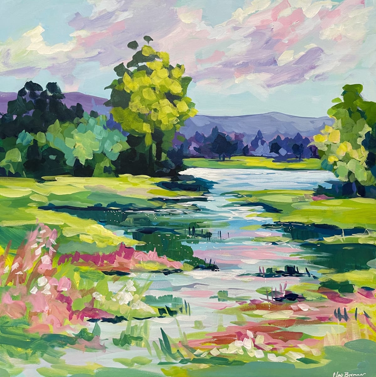 Rising water after the rain 