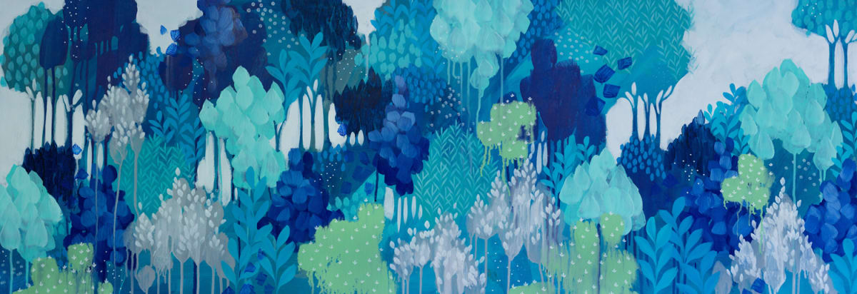 Blue Fern Gully by Clair Bremner 