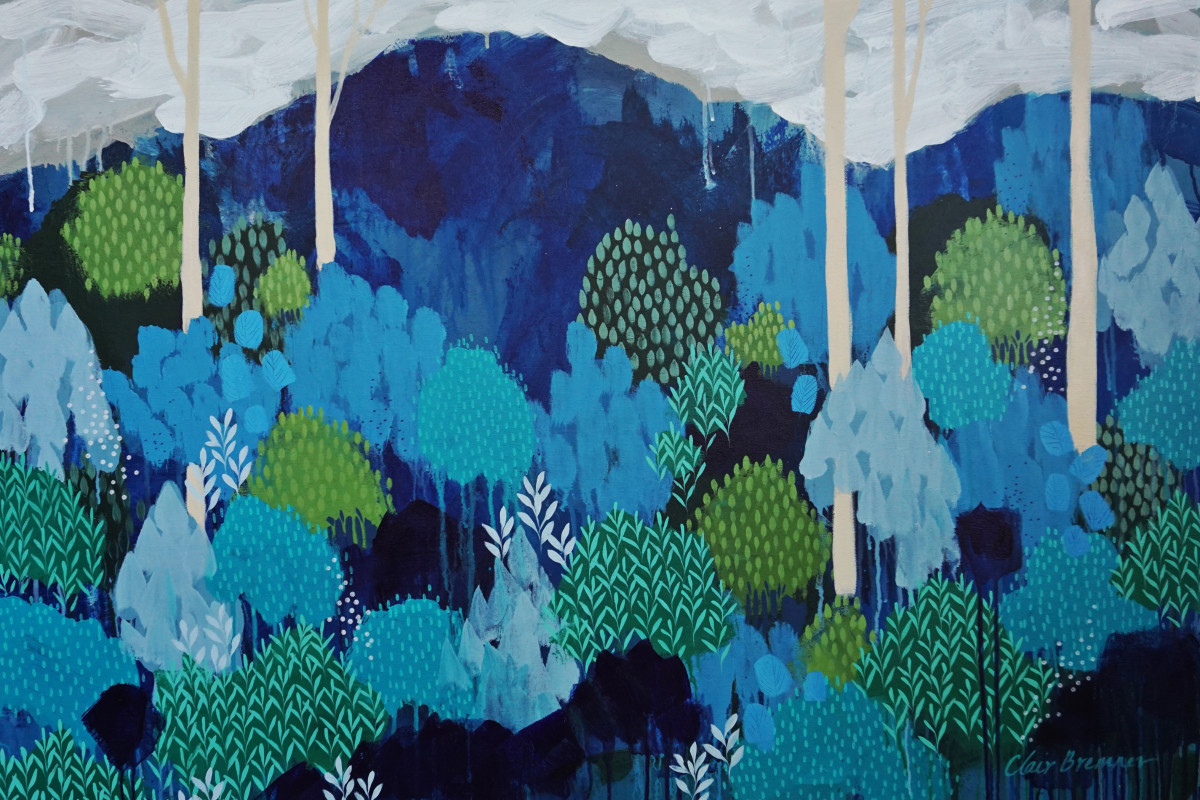 Blue Woods by Clair Bremner 
