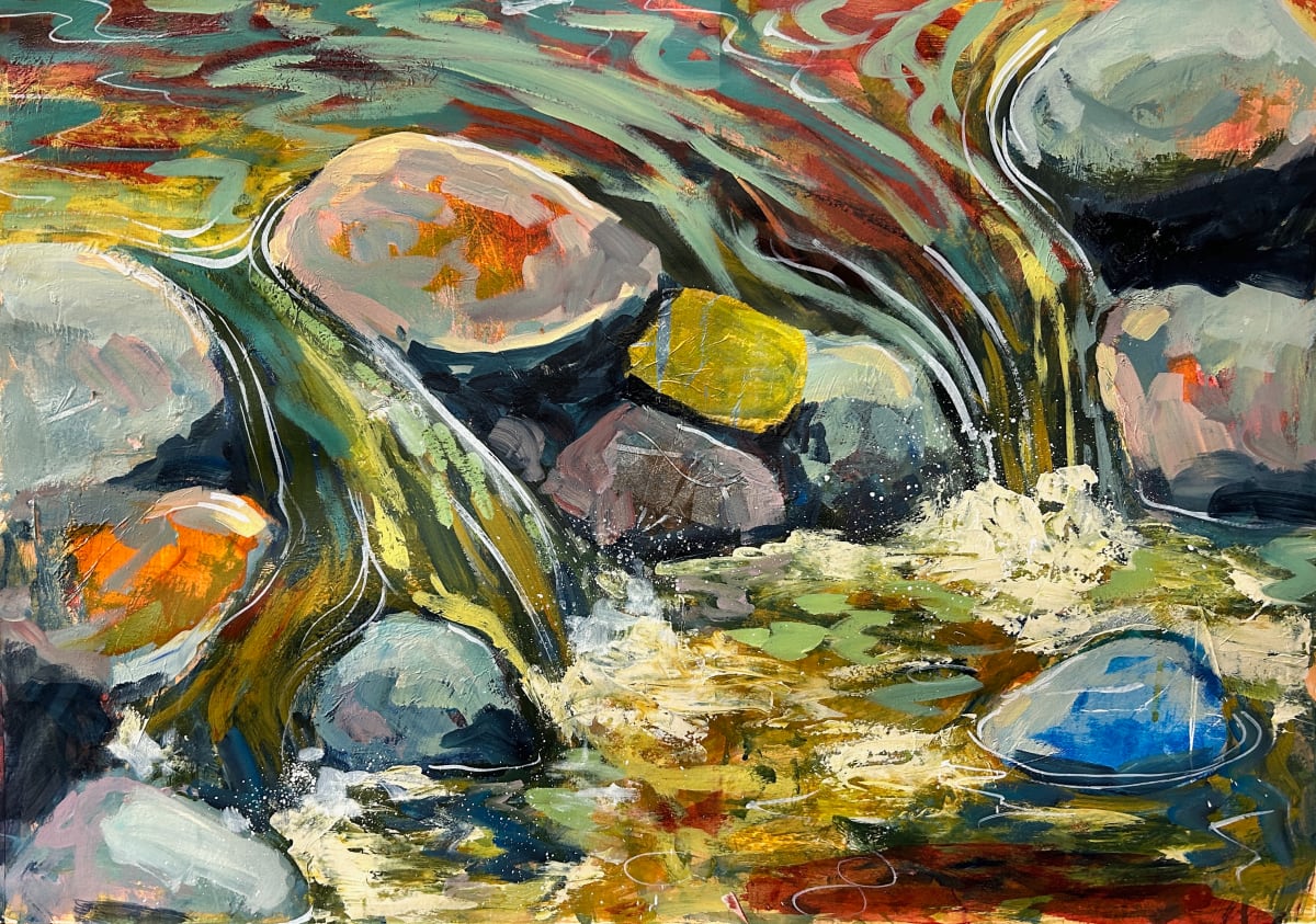Moving through the stones by Clair Bremner 