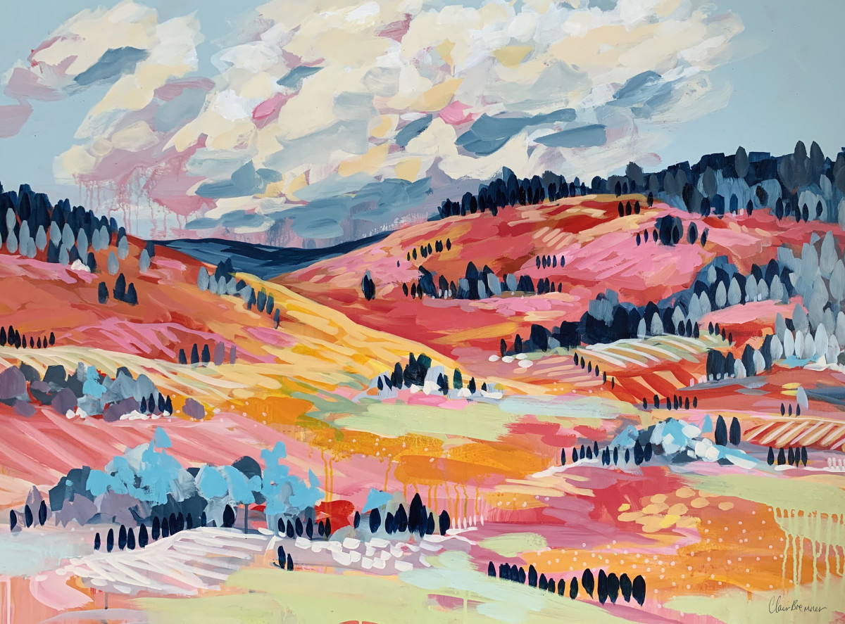 Patchwork Landscape by Clair Bremner 