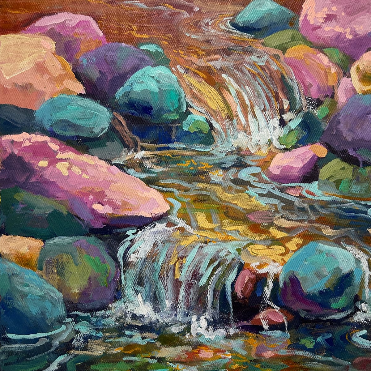 Morning at the river by Clair Bremner 