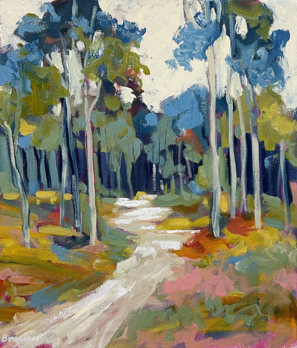 New Growth Gumtrees by Clair Bremner 