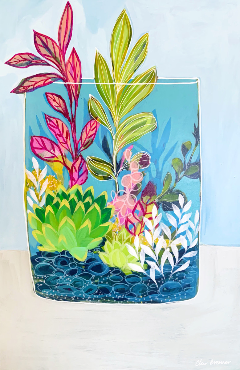 Splash of Pink by Clair Bremner 