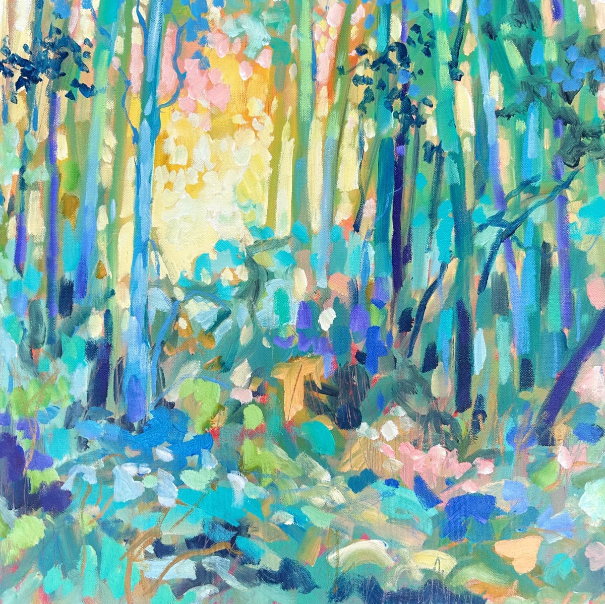 Winter Blues and Sunglow by Clair Bremner 