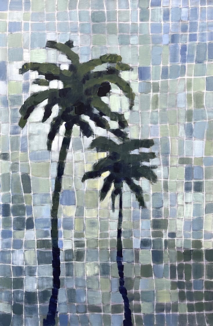 Mosaic Palms 2 by Katie Willes 
