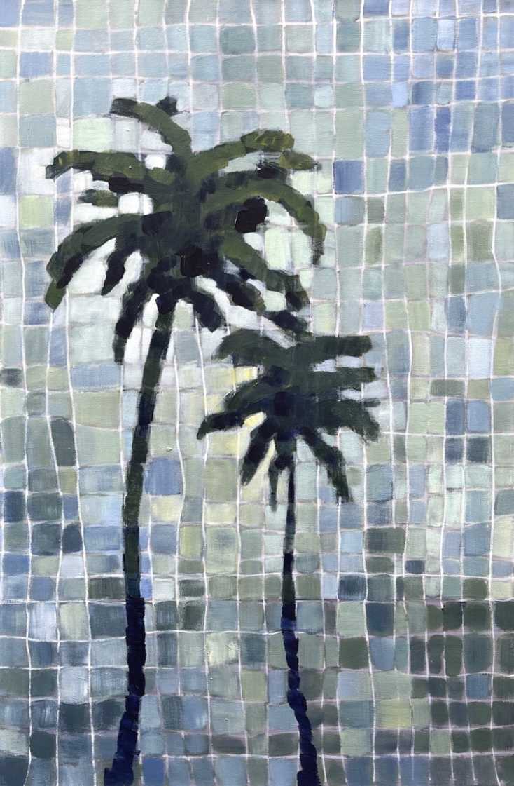 Mosaic Palms 2 by Katie Willes, Image 1.