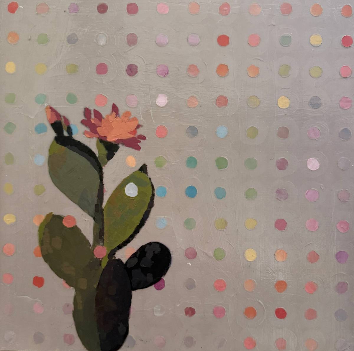 Desert Rhythm VI: Dotty Cactus by Katie Willes, Image 1.