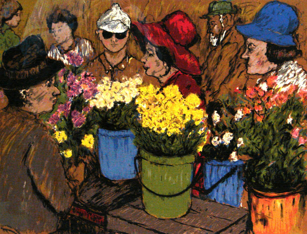 Flower Salesman by David Azuz 