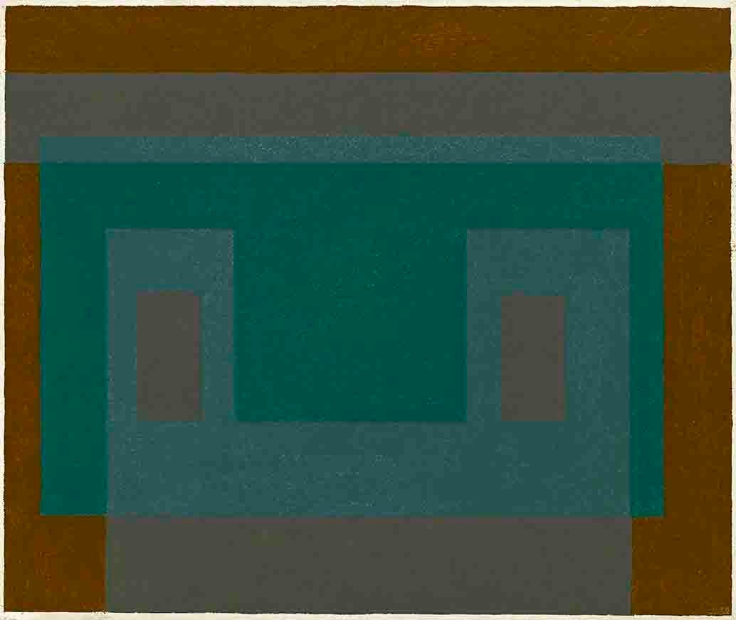 Dimly Lighted by Josef Albers, Image 1.