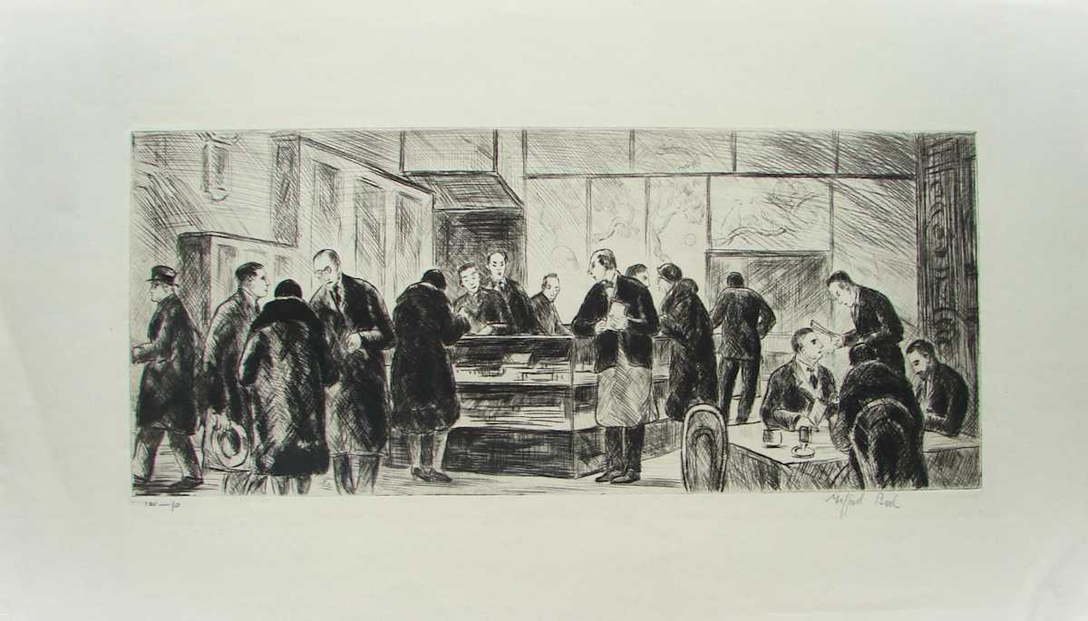 Chinese Restaurant by Jack Beal 