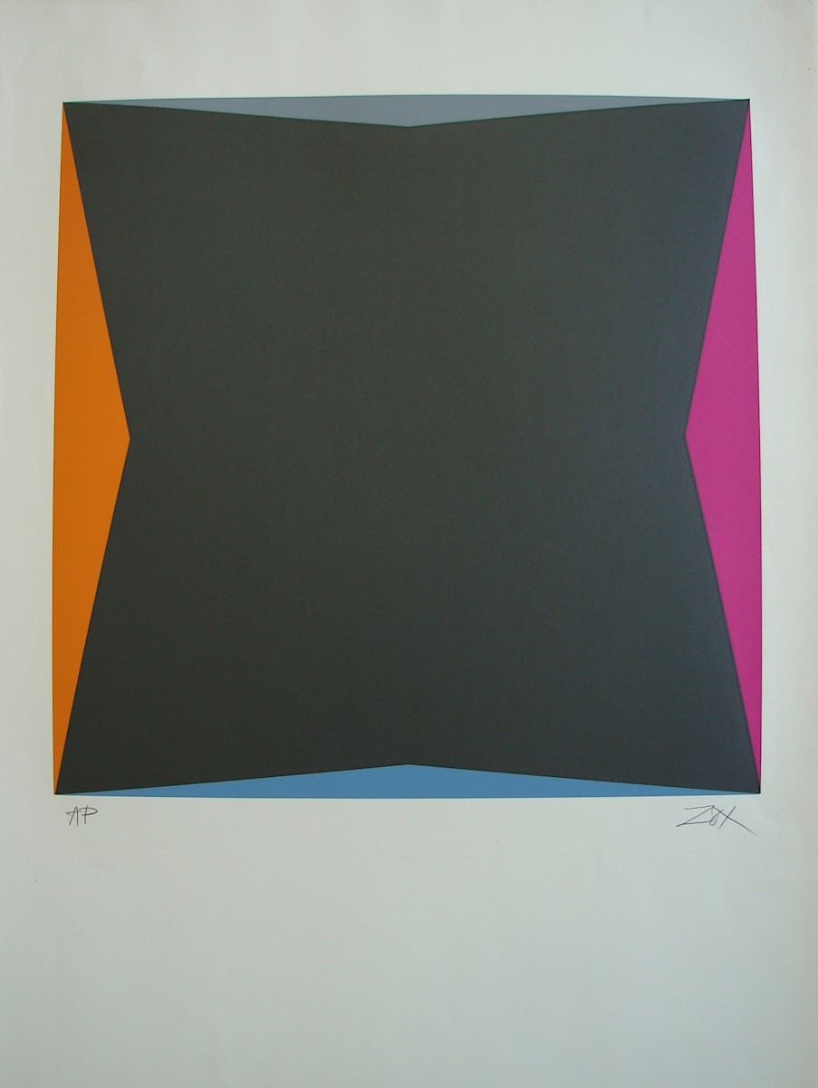 Composition with Grey Edge by Larry Zox, Image 1.