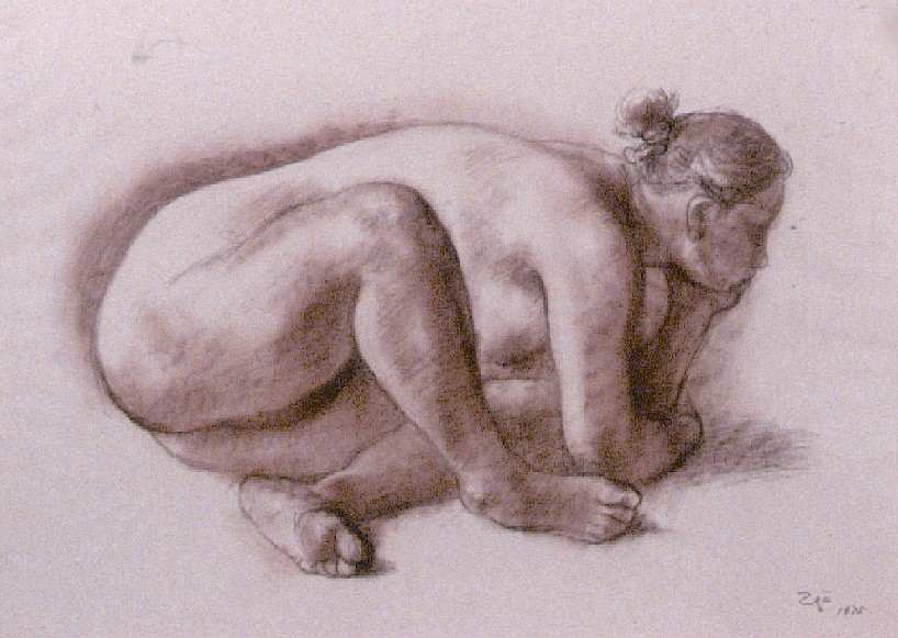 Reclining Nude by Francisco Zuniga 
