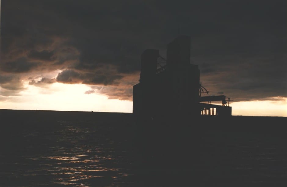 Cargill Elevator, Lake Erie by Patricia Layman Bazelon 