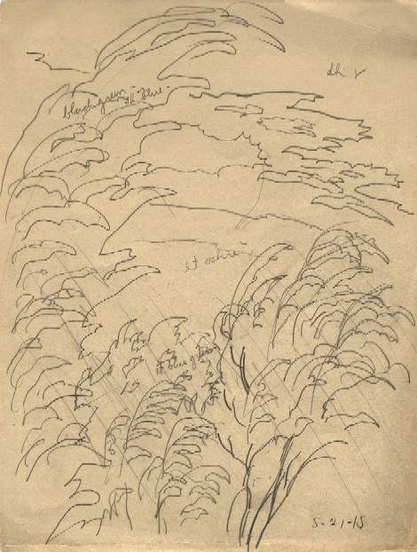 Branches and Sky by Charles Ephraim Burchfield 