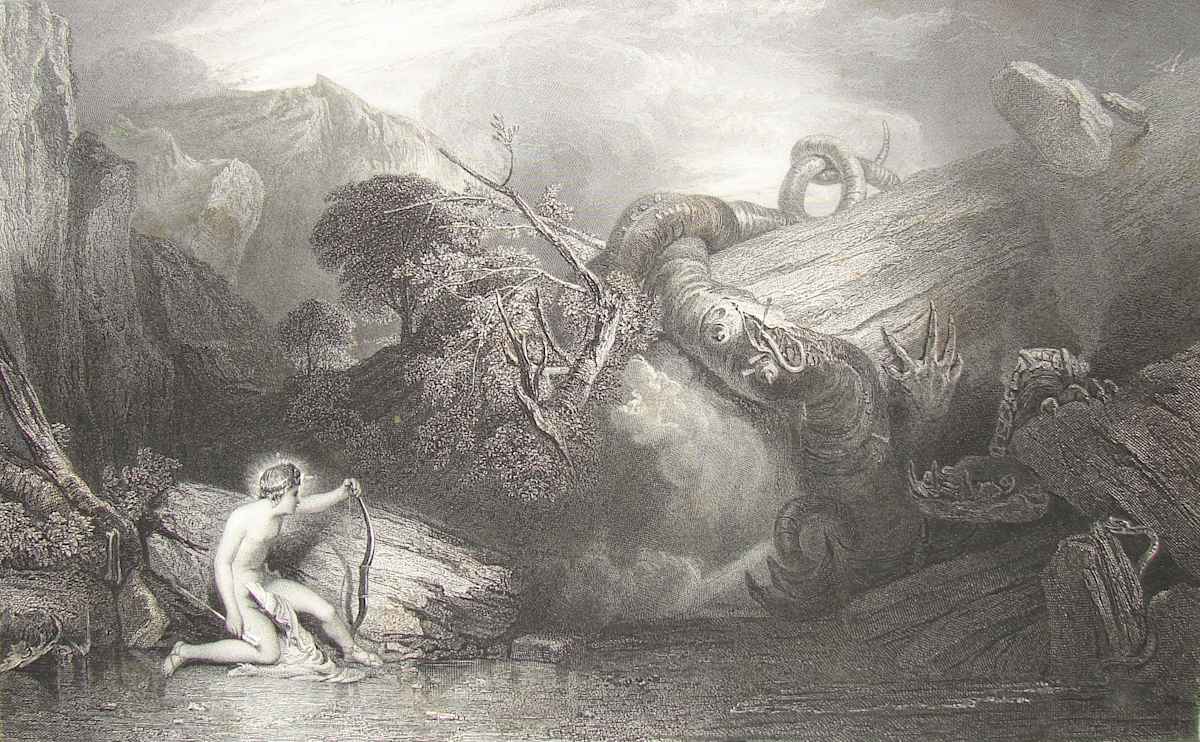 Apollo Killing the Python by after Joseph M. W. Turner, Image 2.