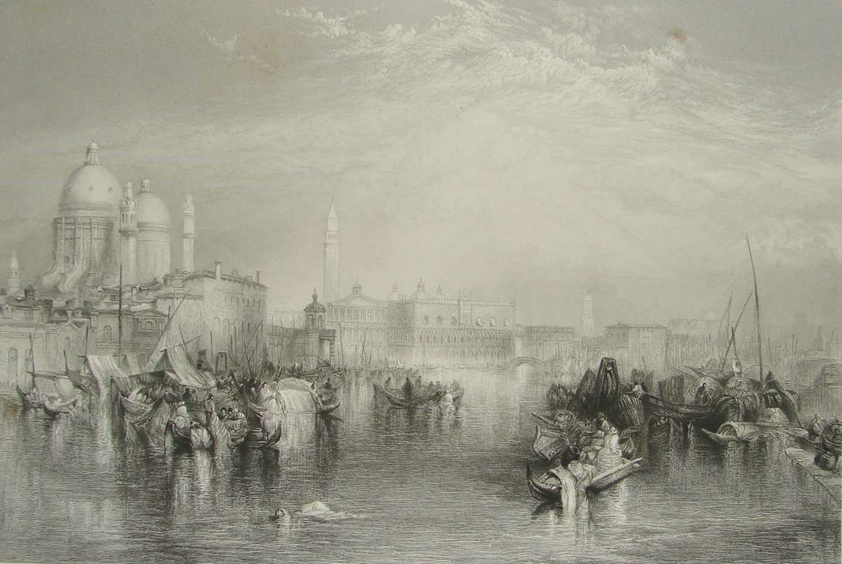 Venice, from the Canal of the Giudecca; the Church of Santa Maria della Salute, etc by after Joseph M. W. Turner 