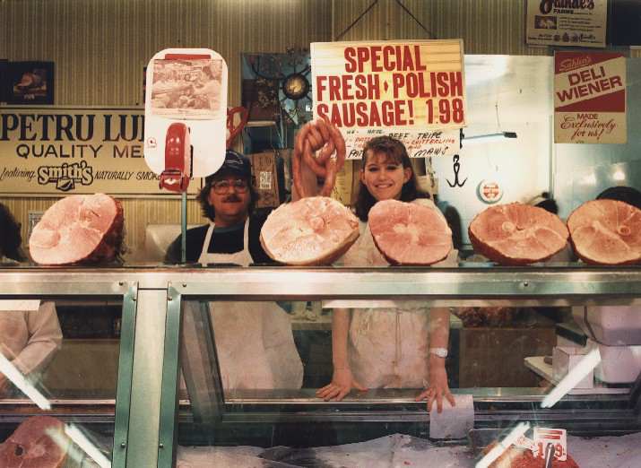 Broadway market: Lupas meats by Marion Faller 