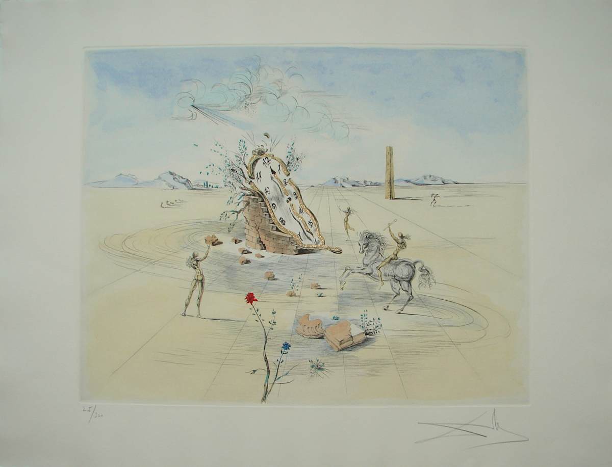 Cosmic Horseman by Salvador Dali 