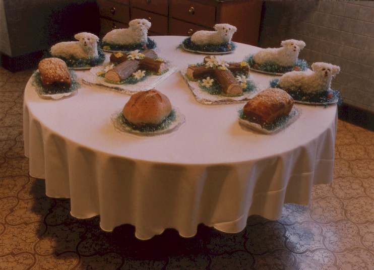 Swienconka:Immaculate Heart of Mary Convent,table by Marion Faller 