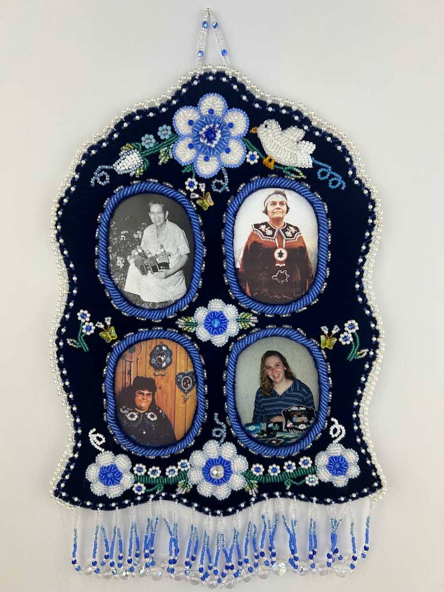 Beaded Photo Frame by Miranda Barcer 