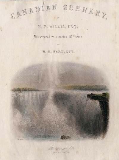 The Horseshoe Falls (from the Canada Side) by William Henry Bartlett 