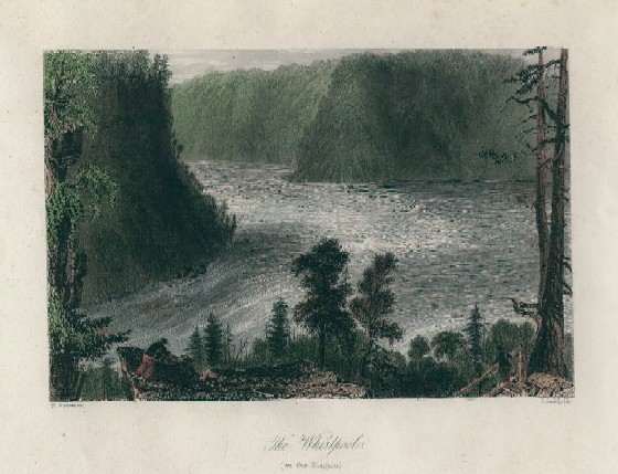 The Whirlpool (on the Niagara) by William Henry Bartlett 