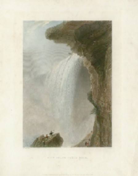 View below Table Rock by William Henry Bartlett, Image 2.