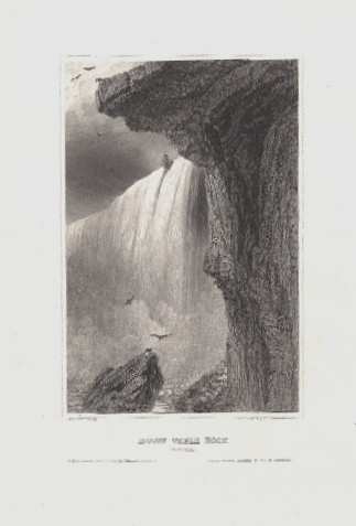 Below Table Rock (Niagara) by after William Henry Bartlett 