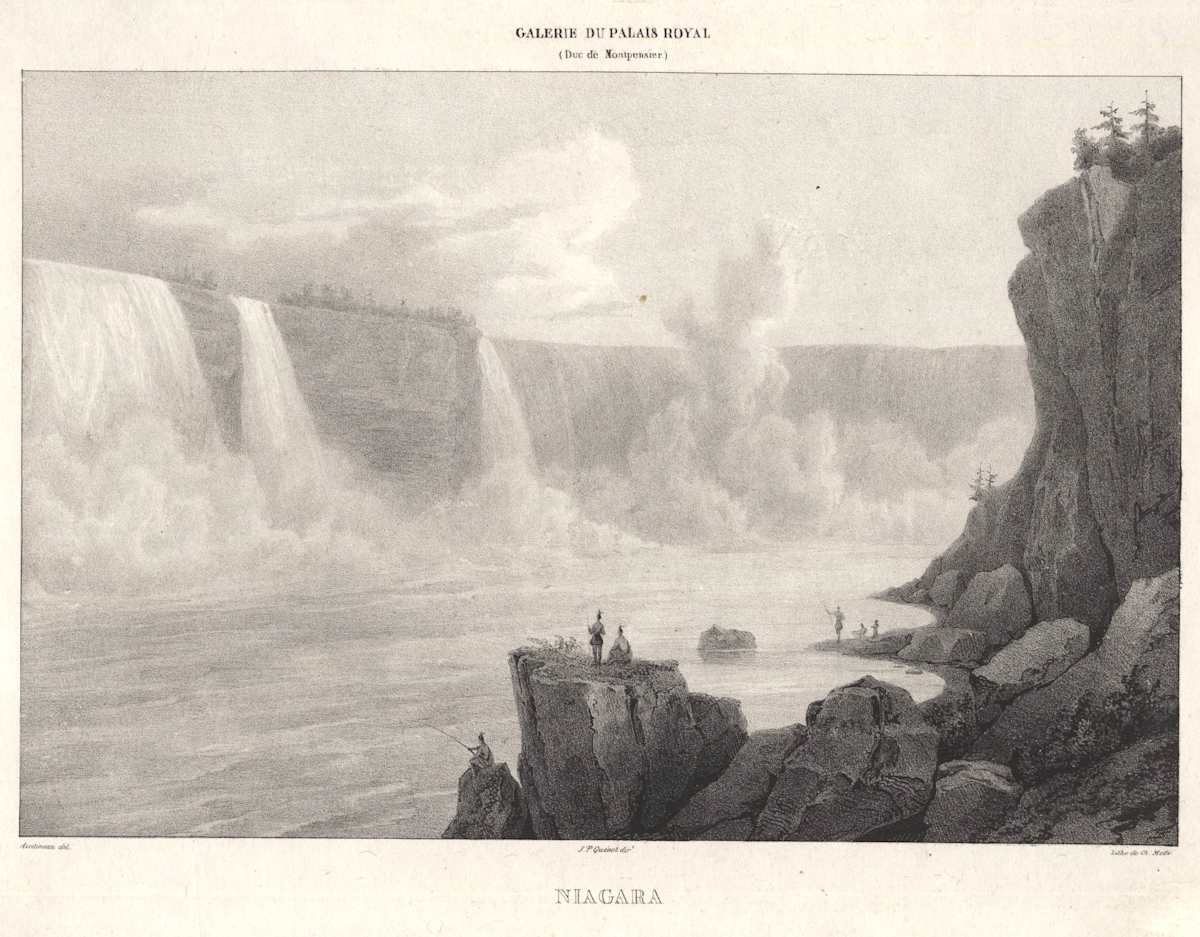 Niagara by Leon Auguste Asselineau 