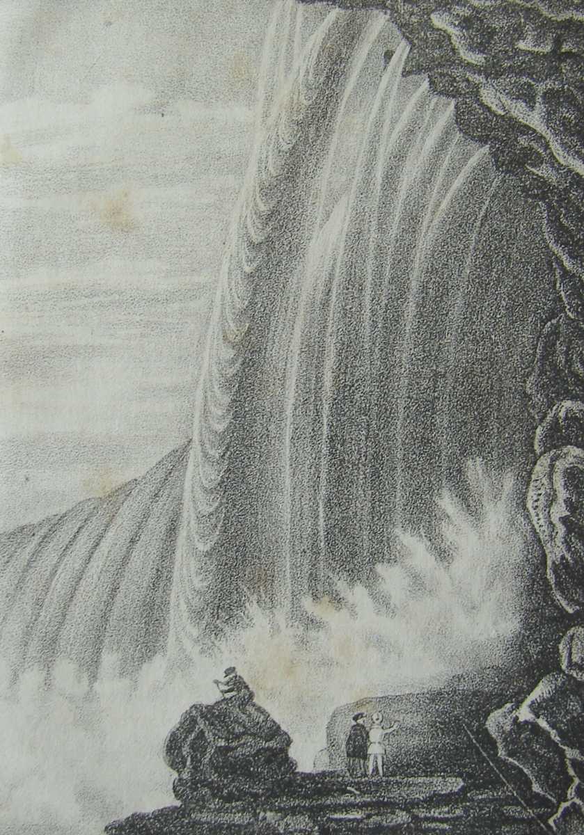 British Fall from under Table Rock by after William James Bennett, Image 2.