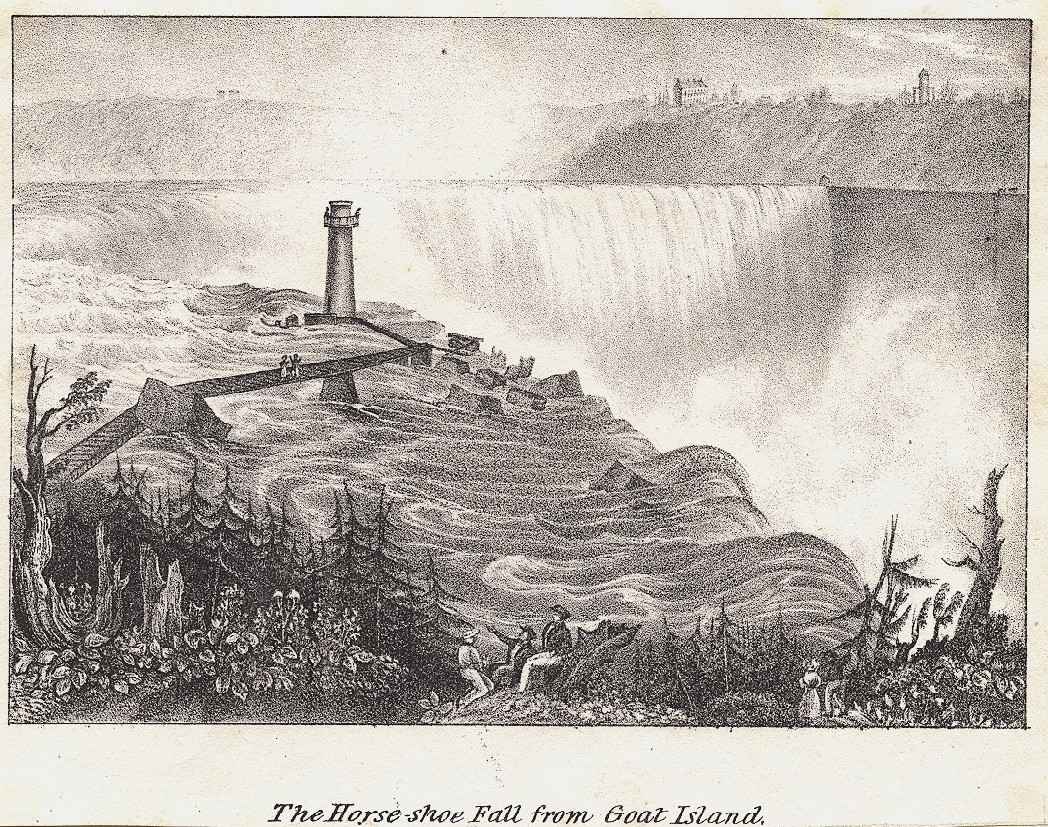 The Horse-shoe Fall from Goat Island by after William Henry Bartlett 