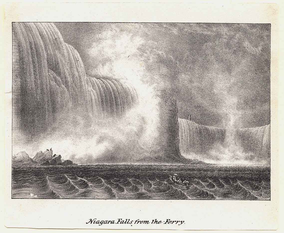 Niagara Falls from the Ferry by after William Henry Bartlett 