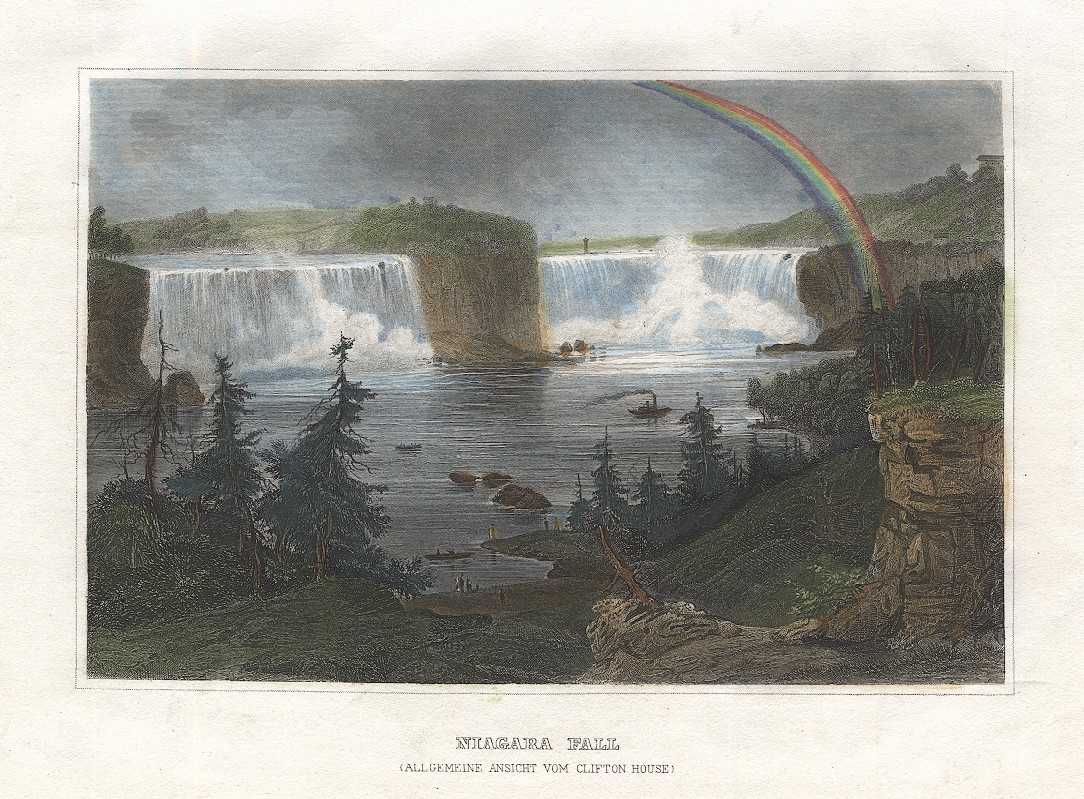 Niagara Fall (Allgemeine Ansicht Vom Clifton House) by after William Henry Bartlett 