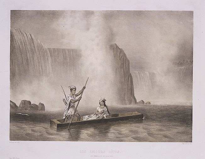 Les Amours Reves,  En Amerique Au Niagara by Max Beeger 