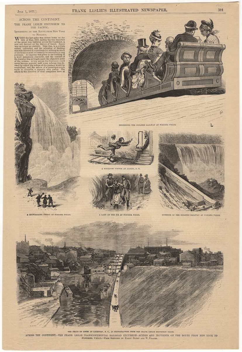 New York-The Frank Leslie Transcontinental Railroad Excursion - Scenes and Incidents on the Route by Harry Ogden & W. Yeager, Image 2.