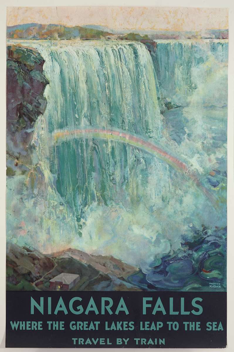Niagara Falls/ Where the Great Lakes Leap to the Sea/ Travel by Train by Frederic C. Madan, Image 1.