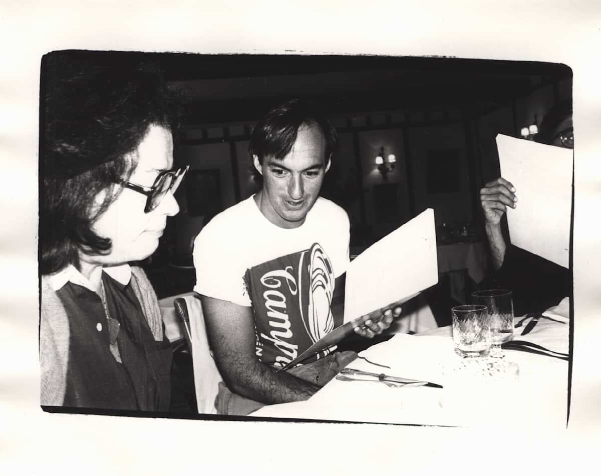 Jon Gould, Elaine Kaufman, and Bob Colacello by Andy Warhol 