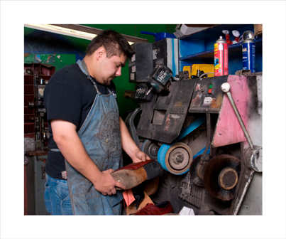 Portrait of James R Pula, Cobbler - Achilles Heels Shoe Repair, Buffalo, NY by Lauren Tent 