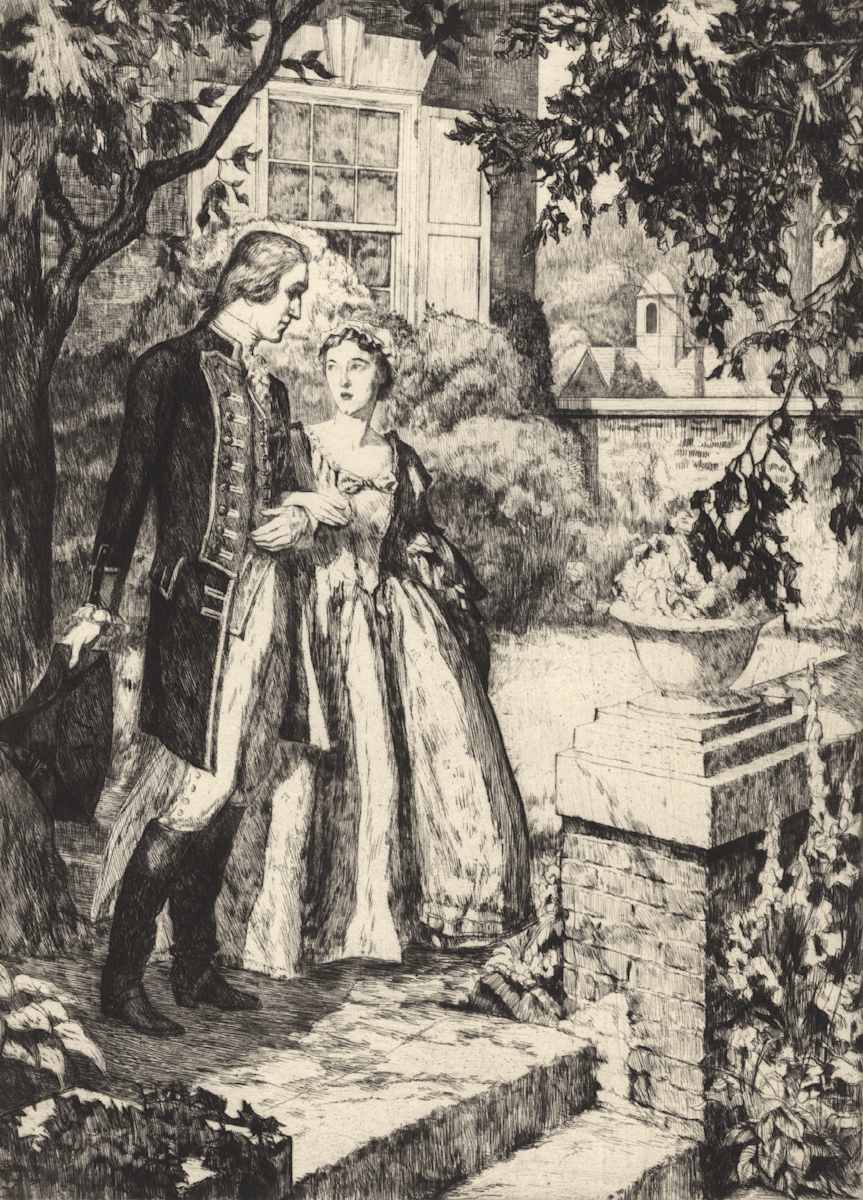 A Virginia Garden by William Auerbach-Levy 