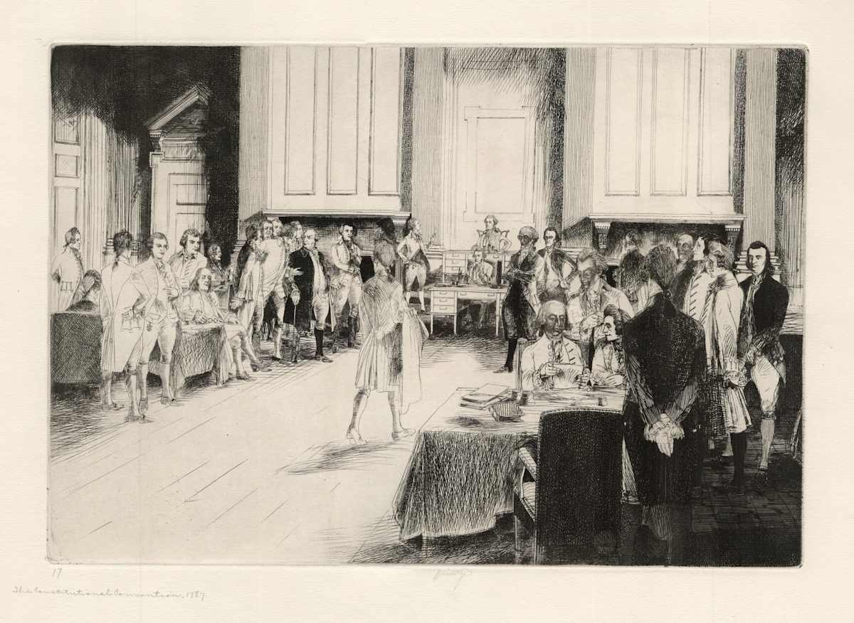 The Constitutional Convention, 1787 by John W. Winkler, Image 2.