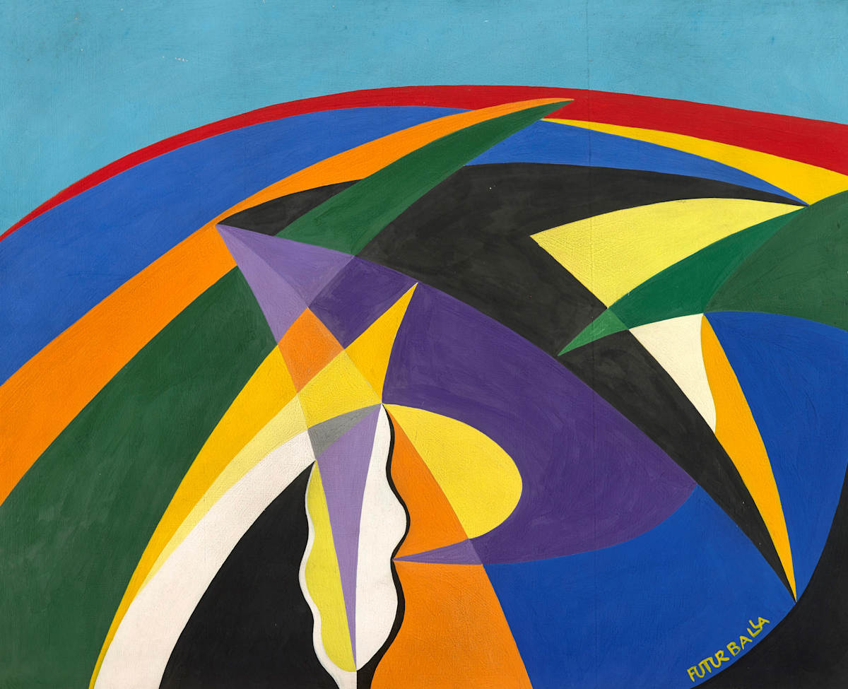 Linea di Forza Paesaggio by Giacomo Balla 