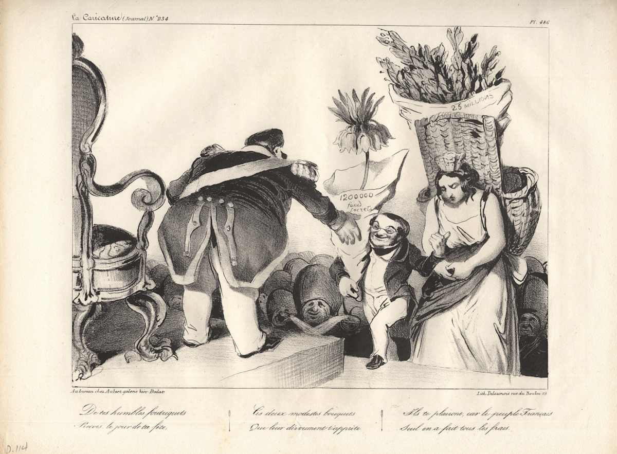 Plate #486 by Honore Daumier 