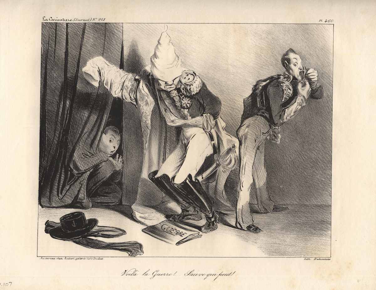 Plate #460 by Honore Daumier 