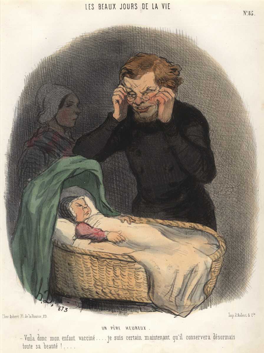 Plate #85 from Les Beaux Jours de la Vie (The Best Days in Life) by Honore Daumier 