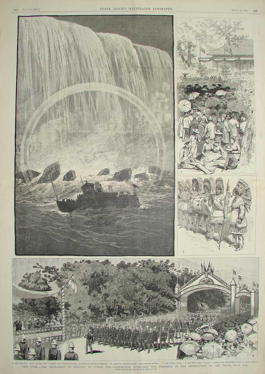 New York-The dedication of Niagara to public use-ceremonies attending the transfer of the… by Unknown Artist, Image 2.
